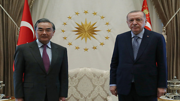 Erdoğan, Çin Dışişleri Bakanı’nı kabul etti