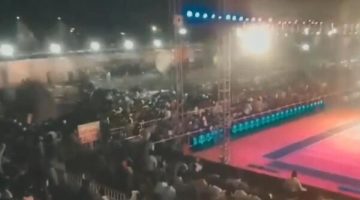Tribün çöktü, yüzlerce kişi yaralandı