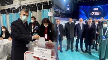 Başkan Keskin ve Tombaş kongrede