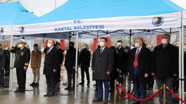 18 Mart Dolayısı İle Kartal’da Çelenk Sunma Töreni Gerçekleşti