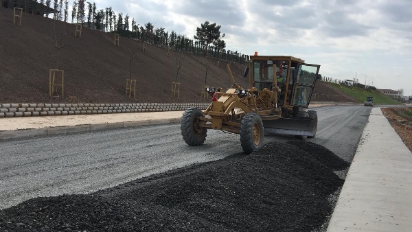 Çamlık-Kurtköy Alternatif Yolu çalışmaları sürüyor