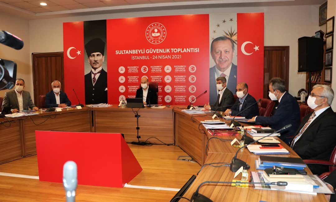 Bakan Soylu Sultanbeylide güvenlik toplantısı gerçekleştirdi