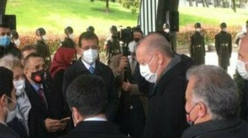 Cumhurbaşkanı Erdoğan ile İBB başkanı İmamoğlu Turgut Özal’ı anmak için bir araya geldi