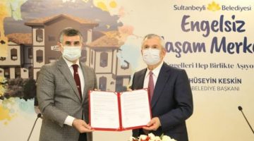 Sultanbeyli’de, Engelsiz Yaşam Merkezi için imzalar atıldı