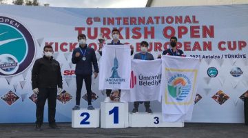 Samet Oruç, Uluslararası Türkiye Açık Kick Boks Avrupa Kupası’nda Şampiyon Oldu