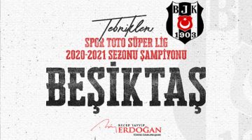 Cumhurbaşkanı Erdoğan Beşiktaş’ı kutladı