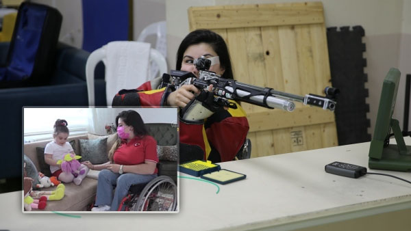 Engellerini spor ve annelikle aştı