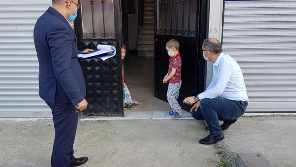 Faruk Lafçı’dan dar gelirli ailelere ziyaret