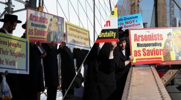 Ortodoks Yahudileri İsrail’i protesto etti
