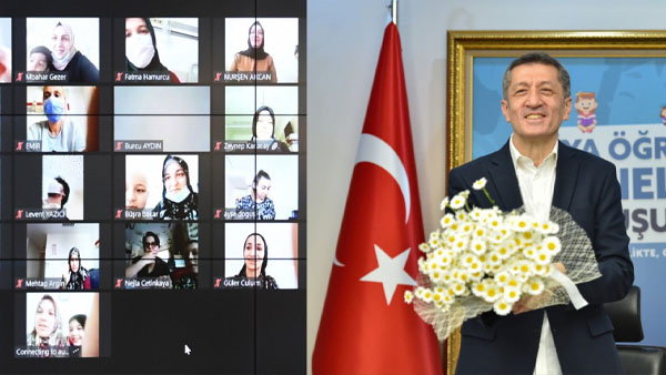 Eğitimlerini hastanede gören çocukların annelerine sürpriz