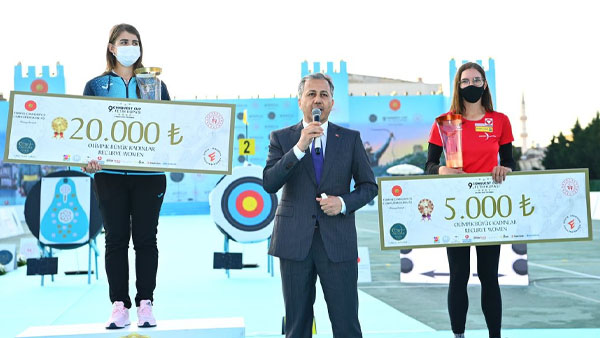 Okçuluk Turnuvasının ödülleri sahiplerini buldu