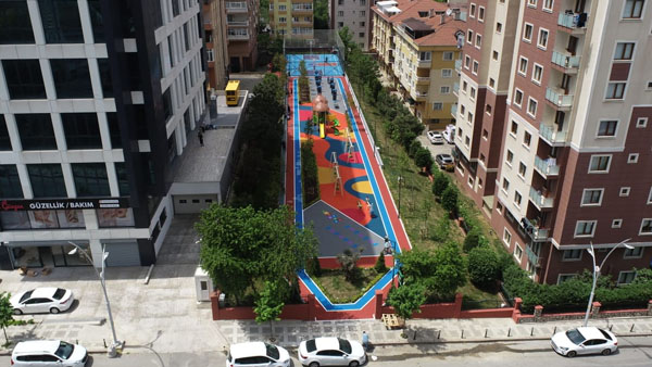 Poligon parkı yenilendi