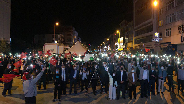 Sultanbeyli Filistin için tek yürek oldu!