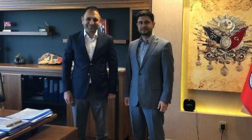 Erkan Dinç’ten, Emniyet Müdürü Kurak’a ziyaret