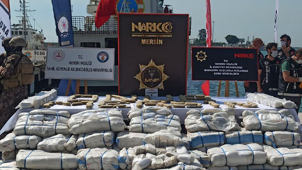 1,5 ton uyuşturucu madde ele geçirildi