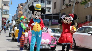 Çocuklara vosvoslu sürpriz