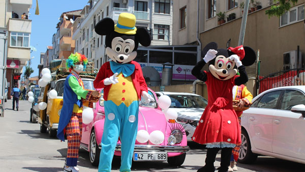 Çocuklara vosvoslu sürpriz