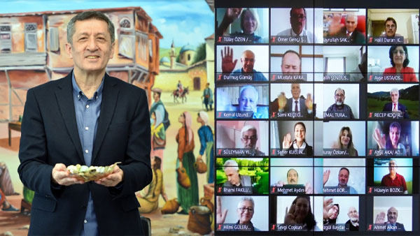 Bakan Selçuk, emektar meslektaşları ile bayramlaştı