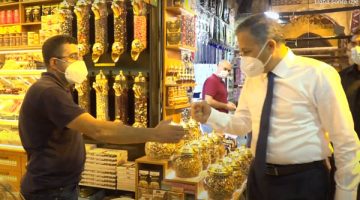 Vali Yerlikaya’dan, Kapalıçarşı’yı ziyaret