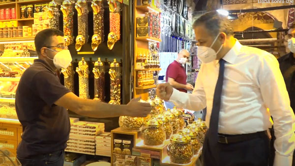 Vali Yerlikaya’dan, Kapalıçarşı’yı ziyaret