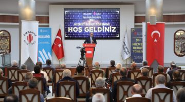 Emektar esnafa hizmet beratı verildi