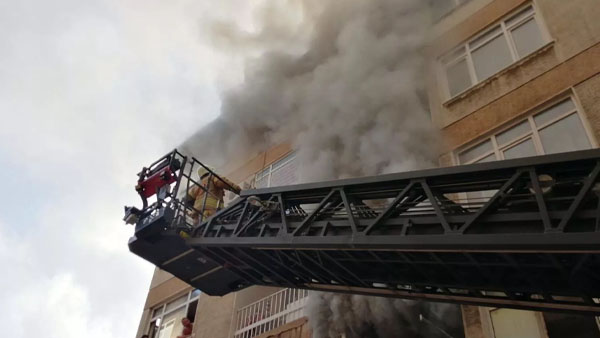 Kadıköy’de yangın: 1 ölü
