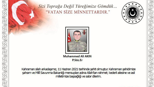 Üs bölgesine saldırdı: 1 asker şehit