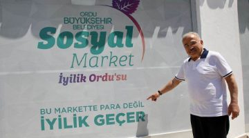 O markette para değil iyilik geçiyor!