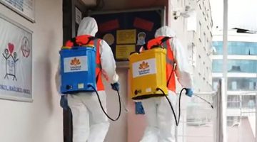 Sultanbeyli’de eğitim alanları dezenfekte edildi