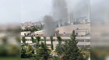 Ümraniye’de korkutan yangın!