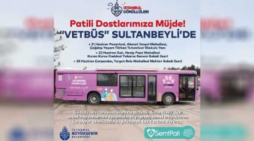 Patili dostlar için VETBÜS Sultanbeyli’de