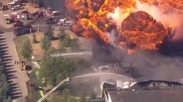 Kimyasal madde tesisinde patlama