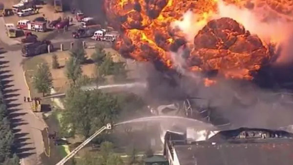 Kimyasal madde tesisinde patlama