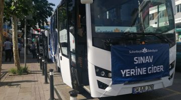Sultanbeyli’de, YKS’ye ücretsiz ulaşım