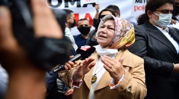 Sancaktepelilerden kapatılan metro hattına protesto