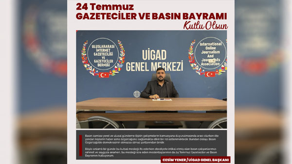 Başkan Yener, “Basın Özgürlüğü Demokrasinin Olmazsa Olmazıdır!”