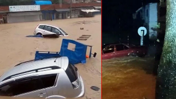 Sağanak yağış 3 ilde hayatı olumsuz etkiledi