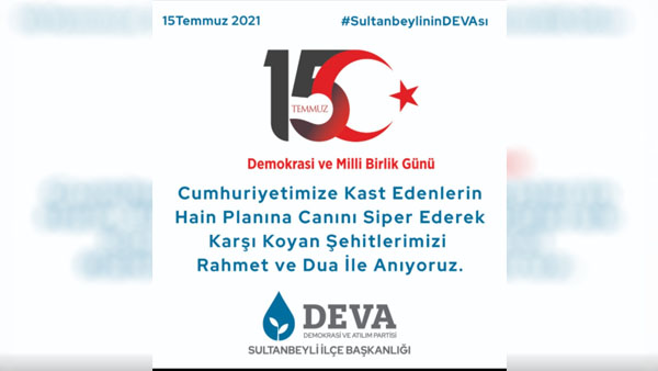 Başkan Aktaş’tan 15 Temmuz mesajı