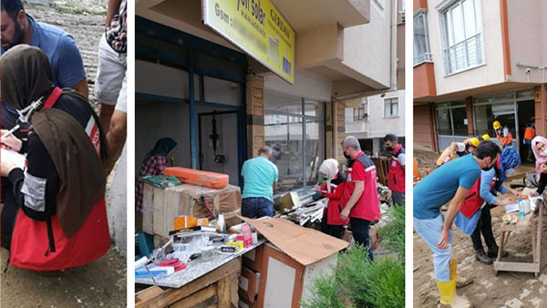 Doğal afetlerden etkilenen vatandaşlara maddi destek