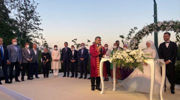 Başkan Keskin kızının nikahını kıydı