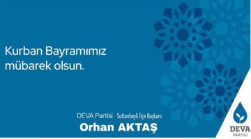 Başkan Aktaş’tan bayram mesajı