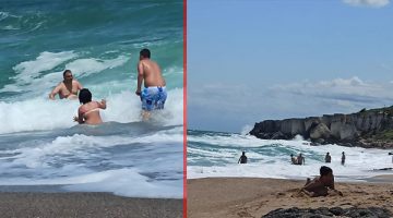 Şile’de yasağa rağmen denize girdiler