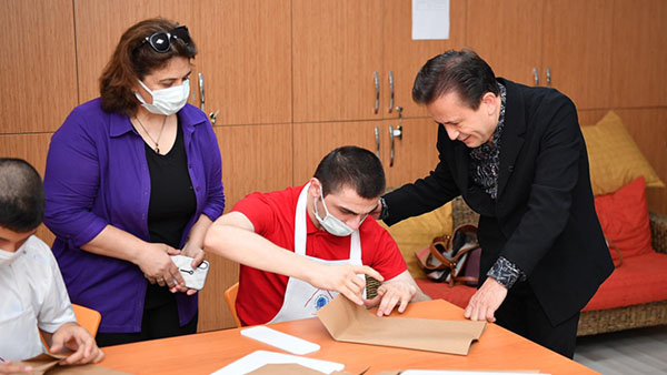 Tuzla’nın özel çocuklarından anlamlı üretim