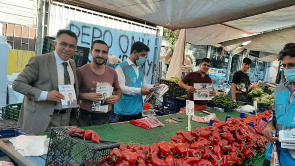 Deva Partisi’nden Sultanbeyli’de pazar esnafına ziyaret