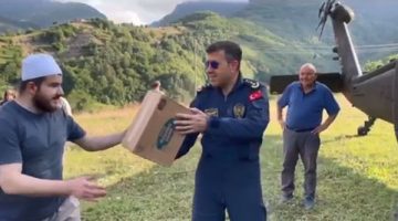 Sinop’ta bir pilot erzak zincirine yardım eli uzattı