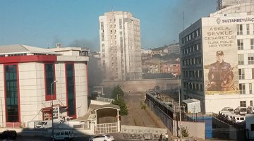 Sultanbeyli’de fabrika yangını!