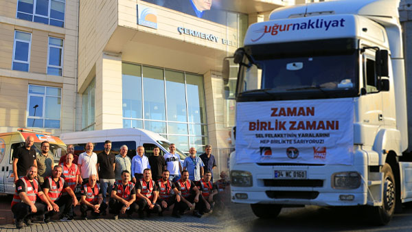 Çekmeköy’den afet bölgesine yardım eli