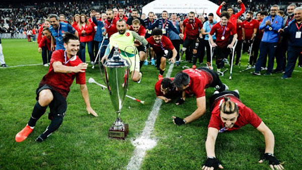 Ampute Futbol Milli Takımı  2. kez Avrupa Şampiyonu