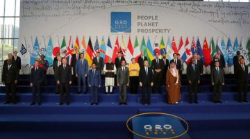 G20 Zirvesinde Erdoğan liderlerle bir araya geldi