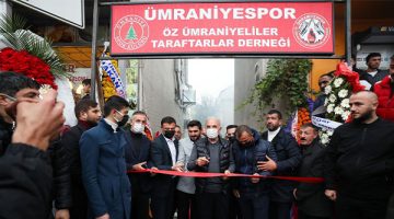 Öz Ümraniyeliler Taraftar Derneği’nin Açılışı Yoğun İlgi Gördü